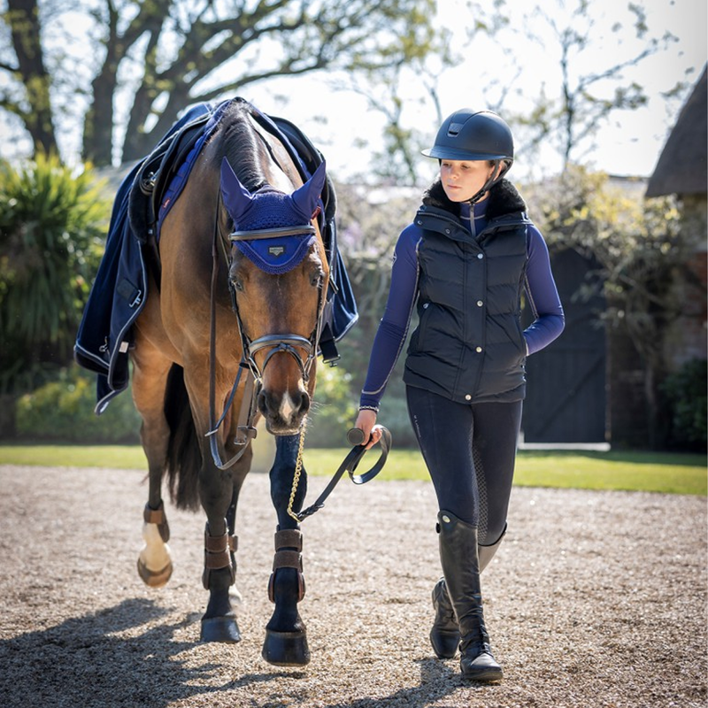 LeMieux Loire Fly Hood - Ink Blue -1